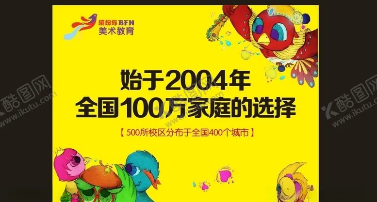 编号：24657704290611135707【酷图网】源文件下载-美术培训机构展板