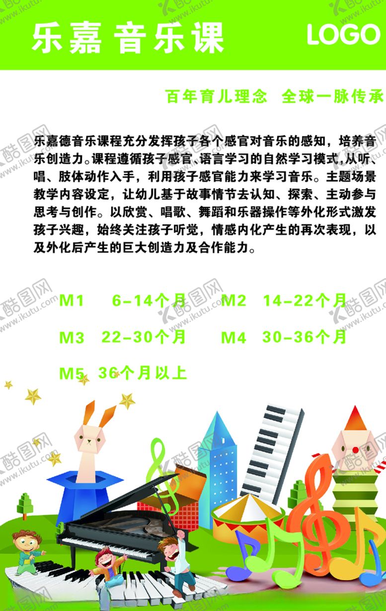 编号：48933607090207405161【酷图网】源文件下载-早教机构音乐课程海报