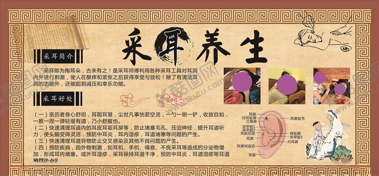 编号：58257710200012445951【酷图网】源文件下载-采耳养生采耳简介