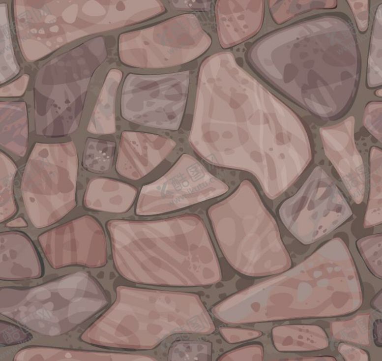 编号：25447610290537473055【酷图网】源文件下载-红色石头底纹