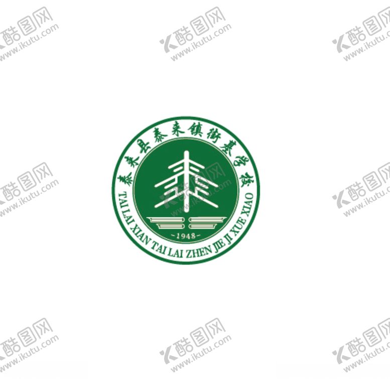 编号：16213606171239498725【酷图网】源文件下载-泰来县泰来镇学校校徽