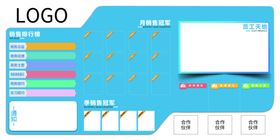企业销售业绩展板