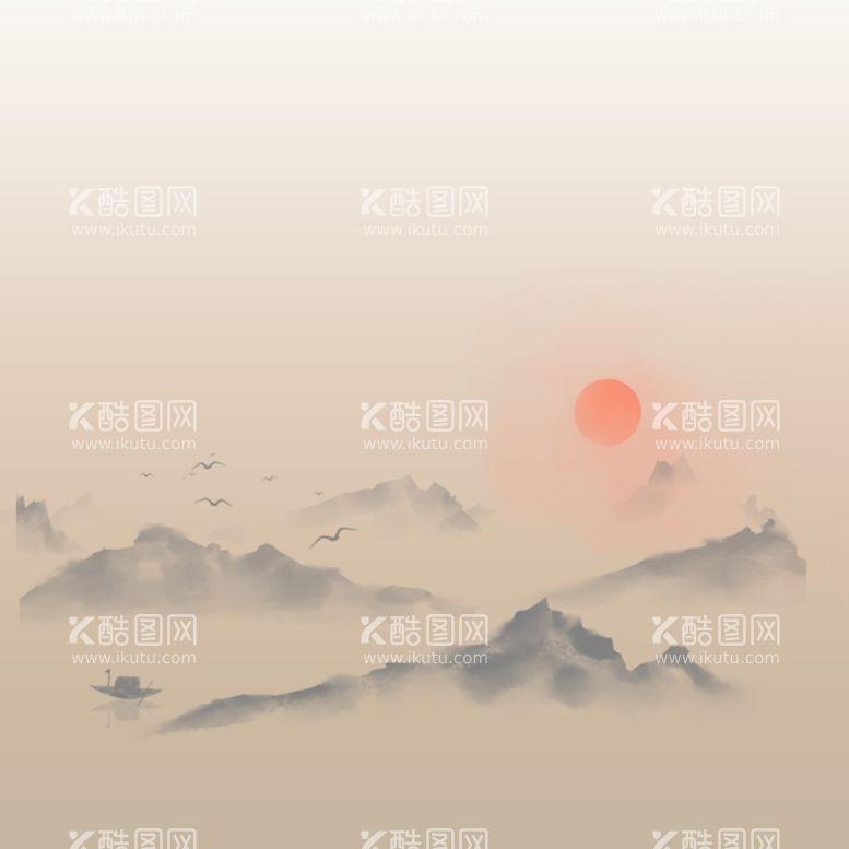 编号：33507112090433493126【酷图网】源文件下载-水墨画图片山水风景中国风