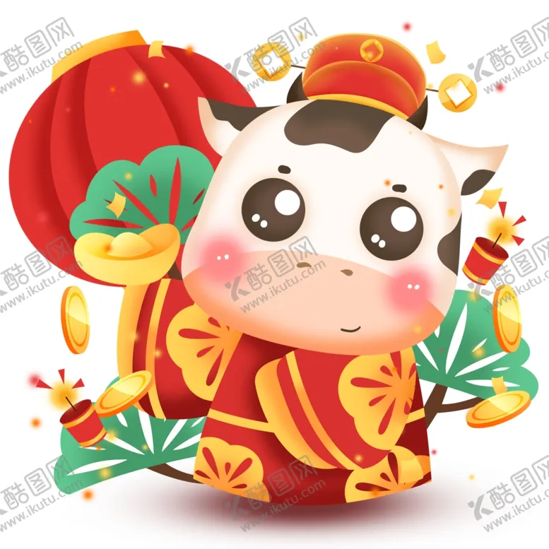 编号：95476203132151384801【酷图网】源文件下载-牛年卡通头像