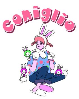 卡通女孩