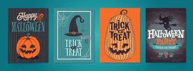万圣节主题装饰卡片