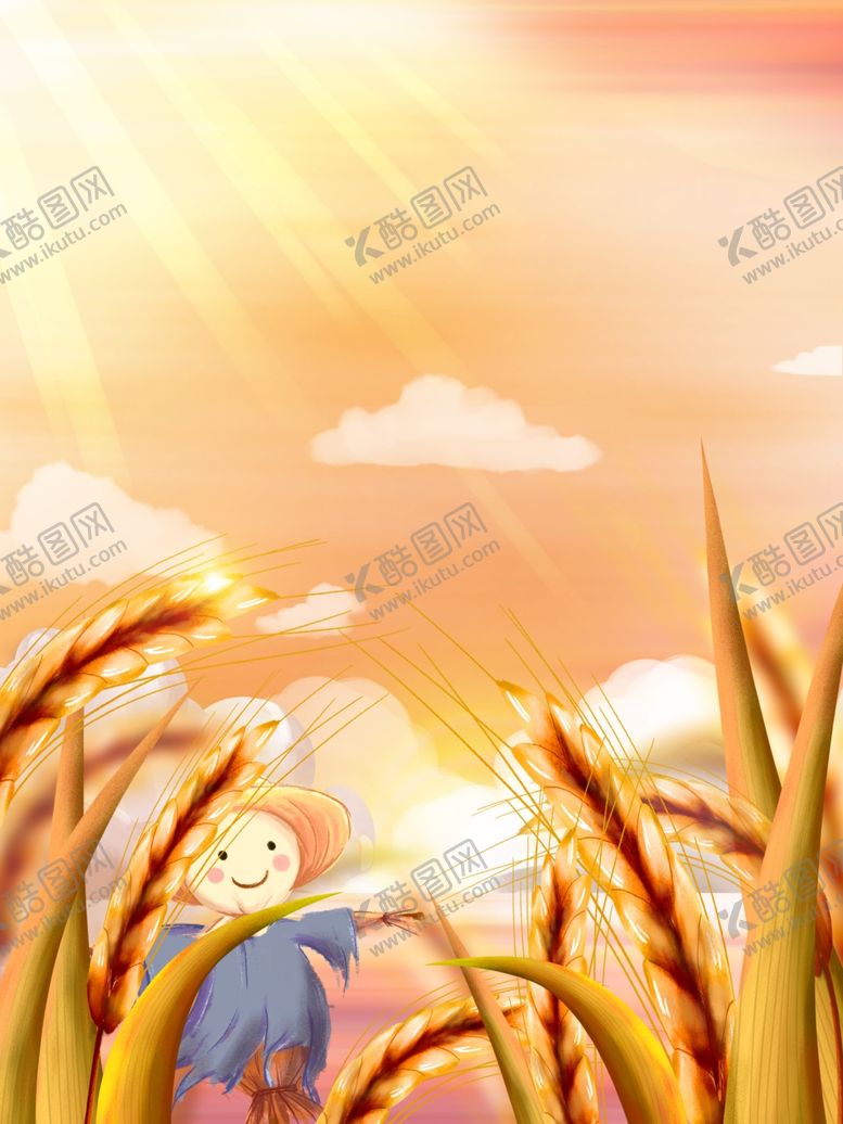 编号：97415505130847384116【酷图网】源文件下载-手绘秋天背景
