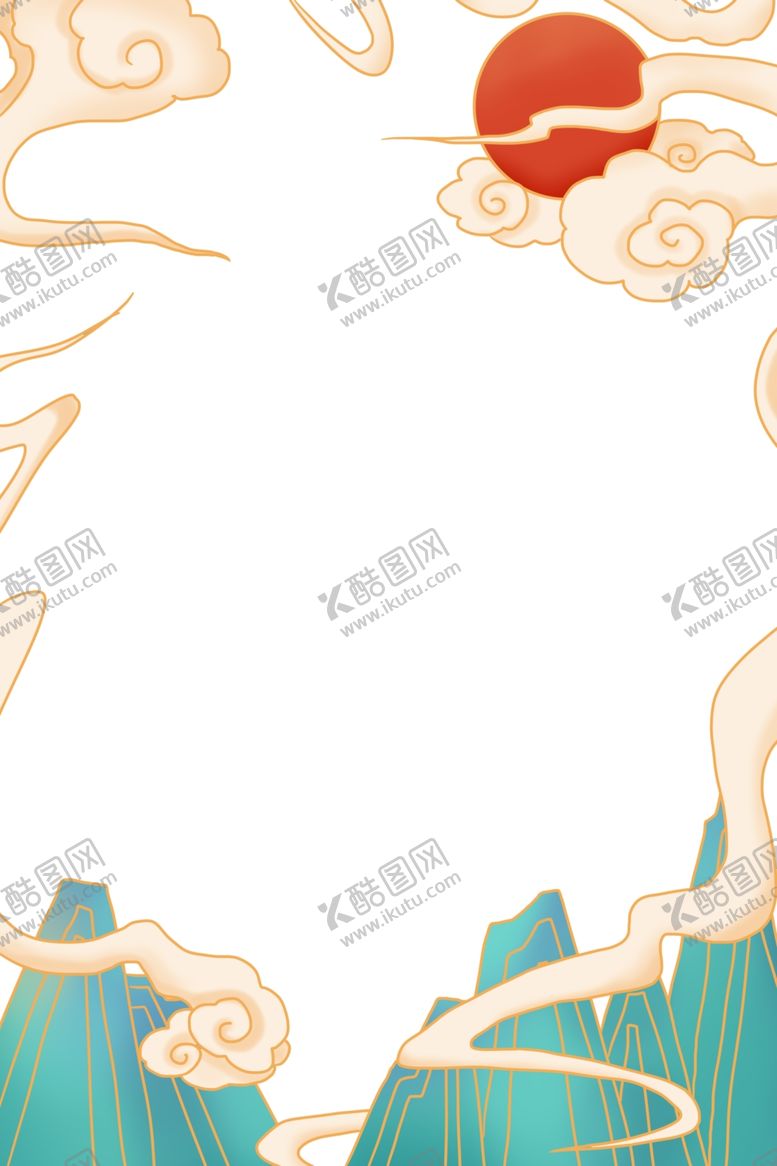 编号：77195511302103586677【酷图网】源文件下载-国潮边框