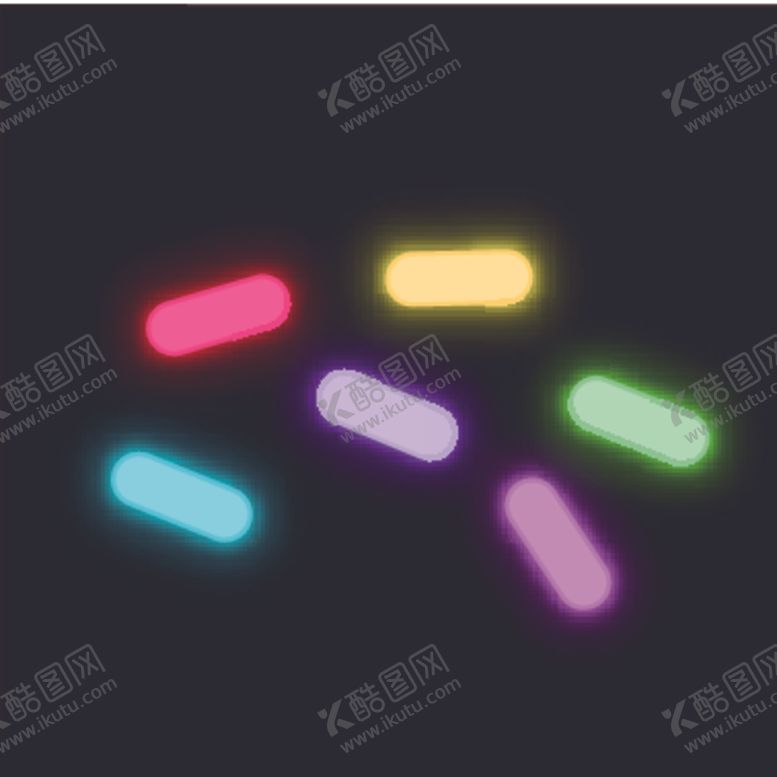 编号：11740009270652579235【酷图网】源文件下载-霓虹灯发光创意图案