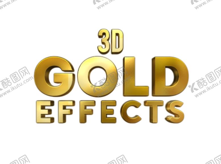 编号：37304409281935026552【酷图网】源文件下载-黄金立体字样机