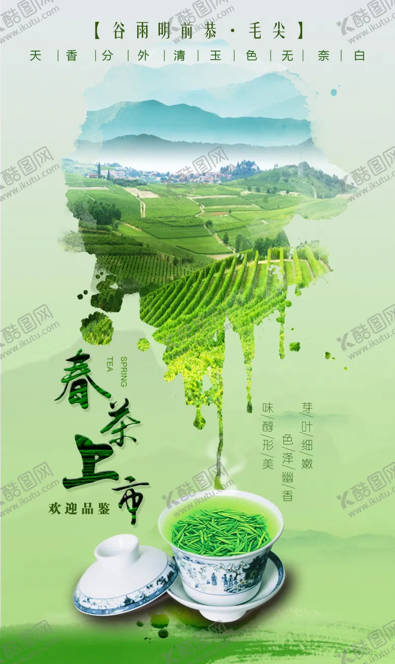 编号：99984805131853024353【酷图网】源文件下载-春茶上市