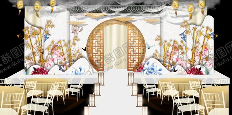 编号：40971004281123506798【酷图网】源文件下载-香槟色婚礼