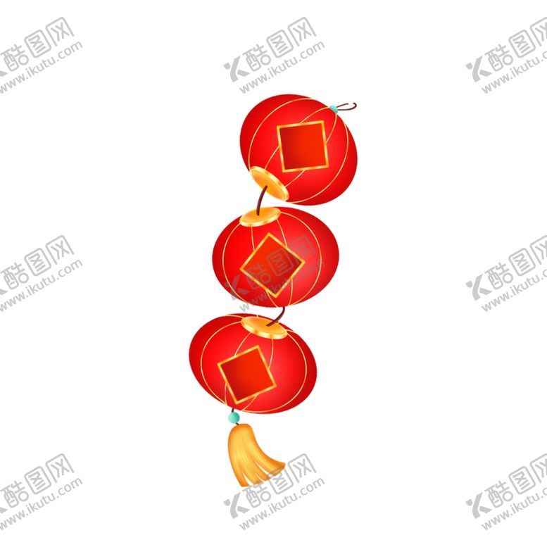 编号：88225402241838572466【酷图网】源文件下载-春节喜庆灯笼元素