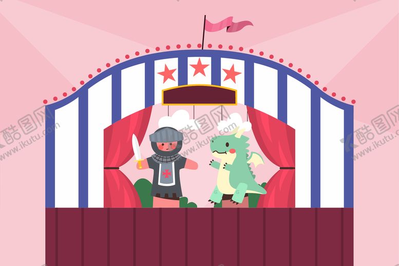 编号：81760509140937099720【酷图网】源文件下载-布偶戏 