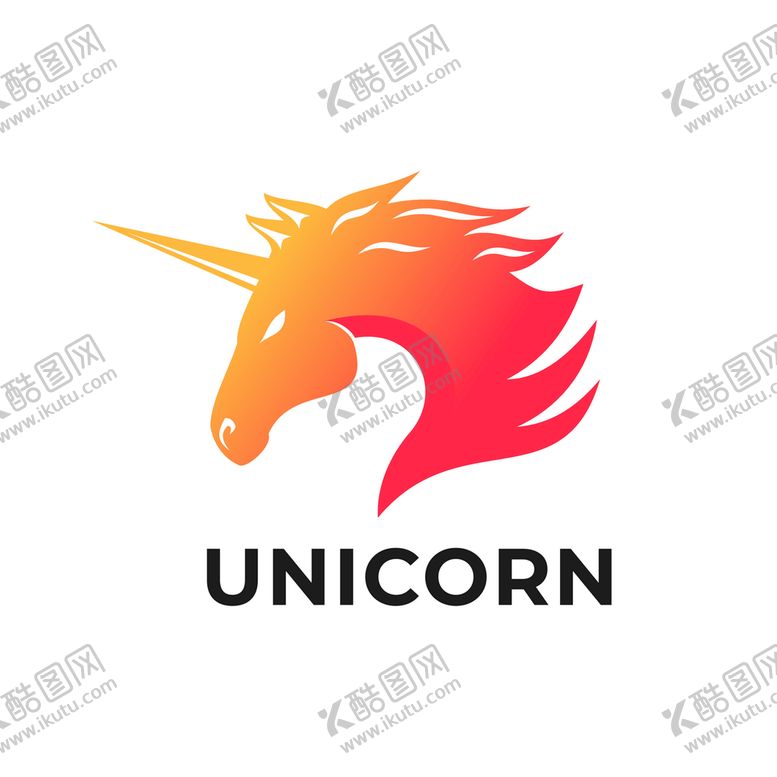 编号：76480509301118085349【酷图网】源文件下载-独角兽logo