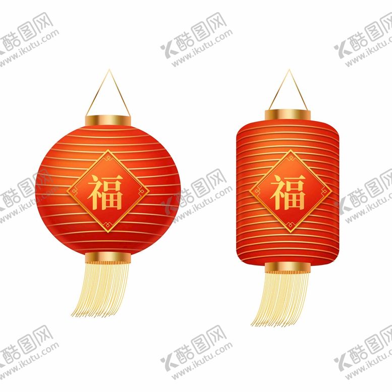 编号：24038609210015400351【酷图网】源文件下载-新年灯笼