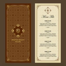 复古欧式婚礼邀请函设计