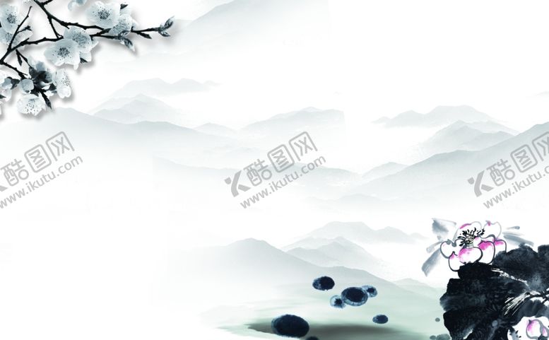 编号：31427810090539001045【酷图网】源文件下载-水墨背景