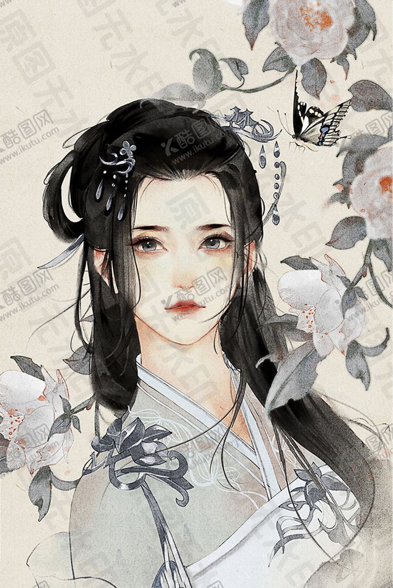 编号：28028410261355046770【酷图网】源文件下载-古风诺诺美女