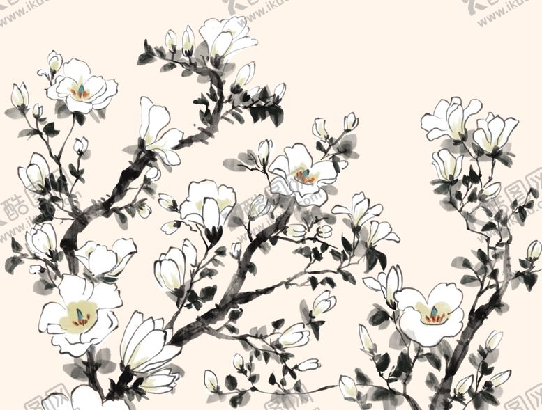 编号：11869609201353187874【酷图网】源文件下载-中国风花卉