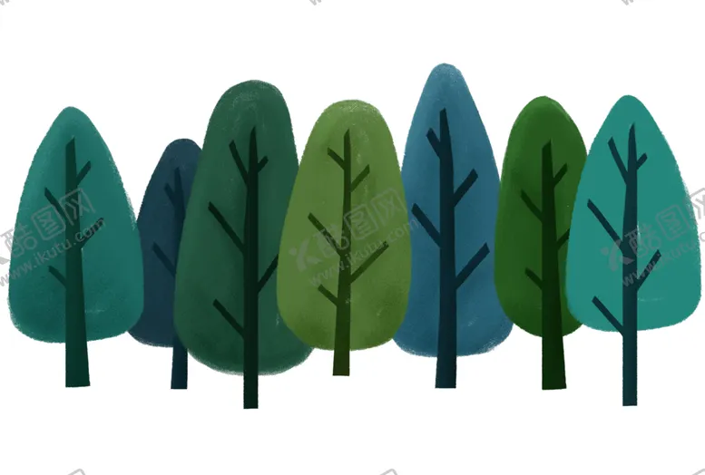 编号：80430401130350243569【酷图网】源文件下载-植物插画彩色元素
