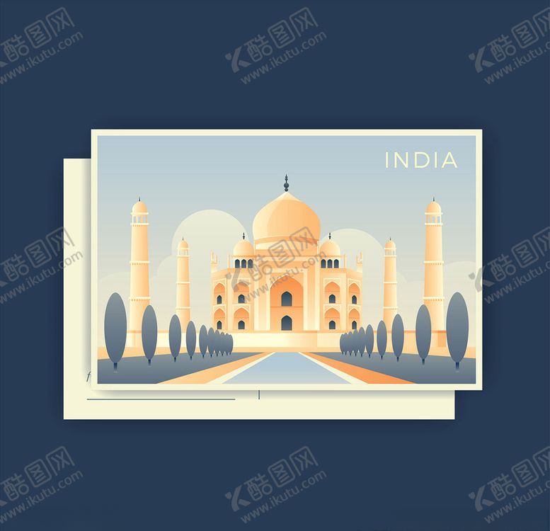 编号：87279109241257182715【酷图网】源文件下载-旅游地标邮票