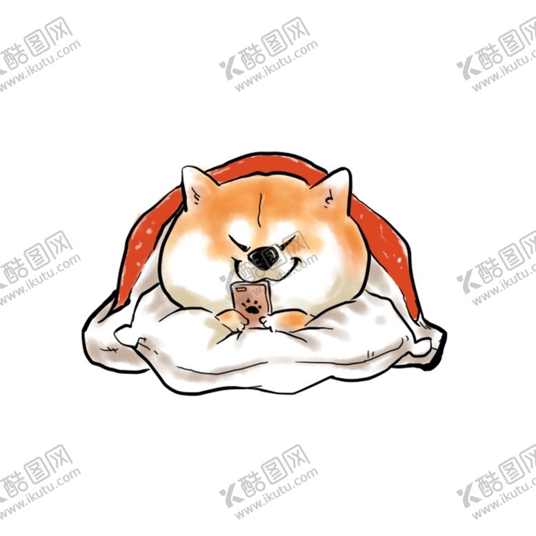 编号：71793906232206236881【酷图网】源文件下载-卡通可爱秋田犬
