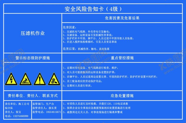 编号：70305010082131084640【酷图网】源文件下载-风险告知卡1