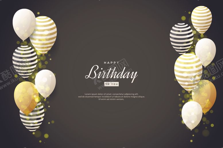 编号：40157305161413542397【酷图网】源文件下载-生日气球