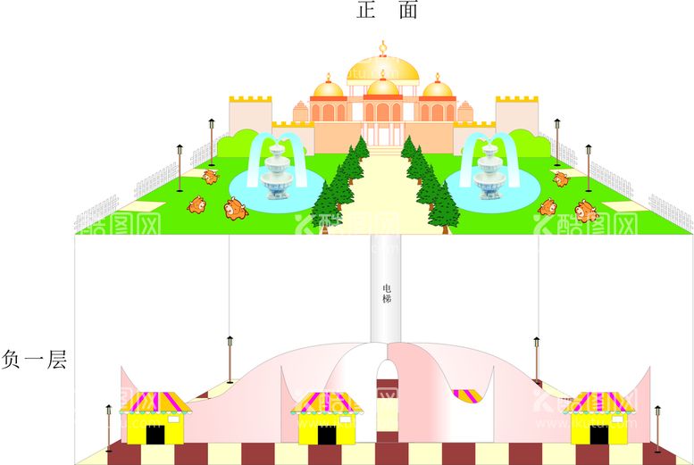 编号：14075810261351184401【酷图网】源文件下载-卡通模型效果图