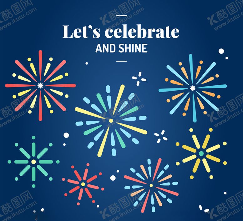 编号：38191210030253446922【酷图网】源文件下载-抽象节日烟花矢量素材