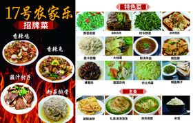 17号农家乐菜品展示
