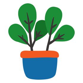 植物图标图形装饰海报素材