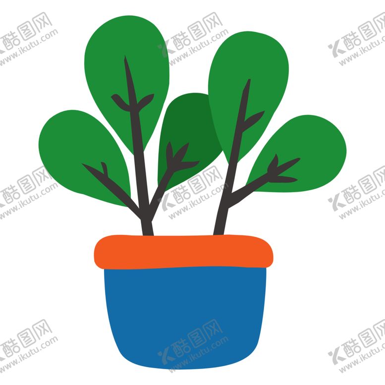 编号：60119005050604373527【酷图网】源文件下载-植物图标图形装饰海报素材