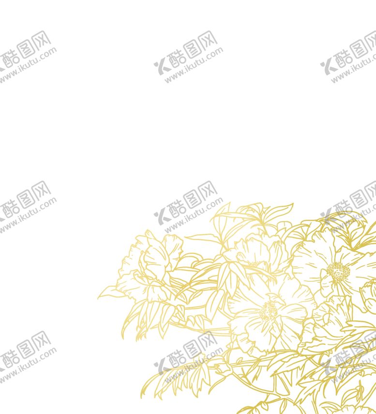 编号：30408005020951469549【酷图网】源文件下载-金色牡丹