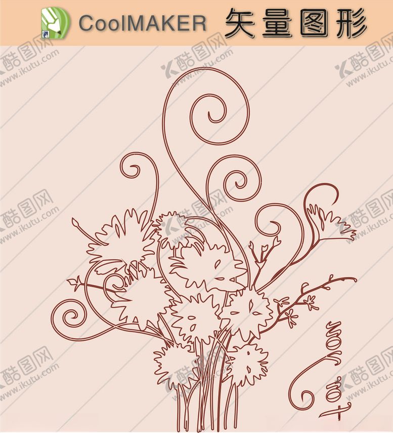 编号：19854910020300015805【酷图网】源文件下载-花草剪纸花草壁纸简洁手绘