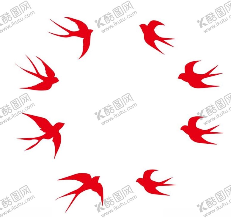 编号：78083903311930347994【酷图网】源文件下载-矢量燕子