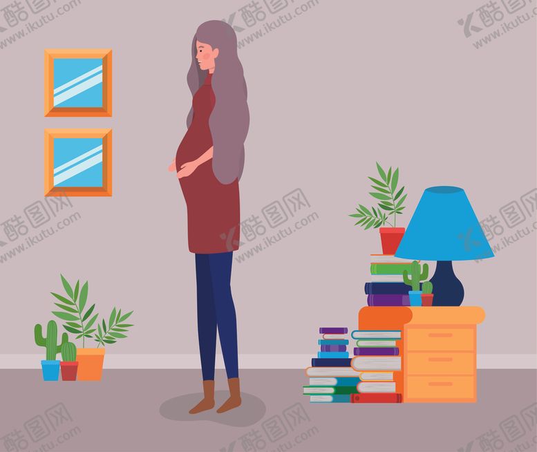 编号：70621410060347488723【酷图网】源文件下载-人物夫妻生活插画