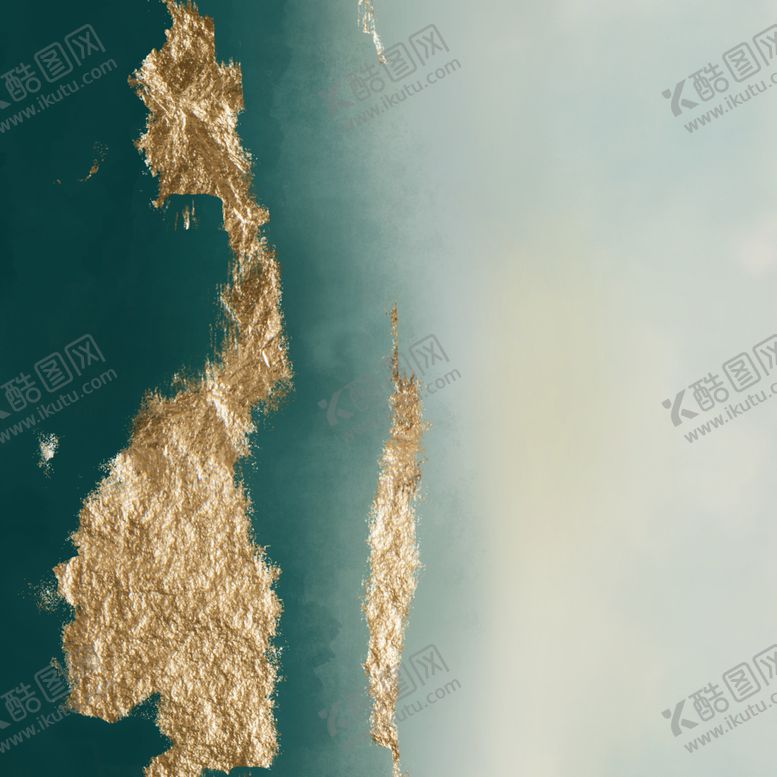 编号：42647210250821119435【酷图网】源文件下载-金箔装饰画