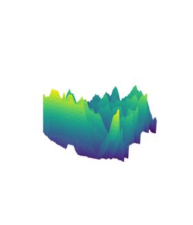 抽象山峰梦幻矢量水墨