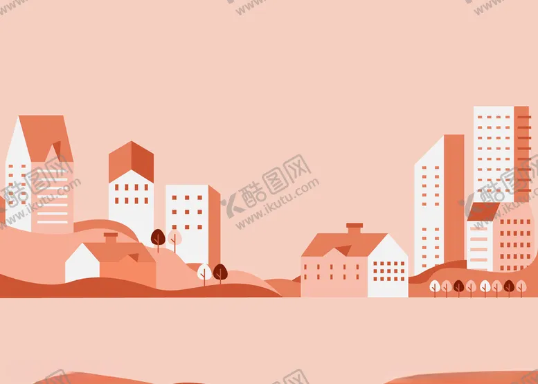 编号：75319506302250414839【酷图网】源文件下载-扁平风建筑