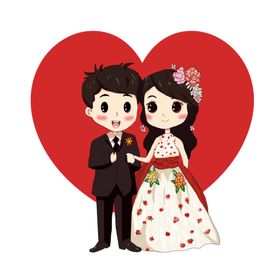 新郎新娘婚礼邀请函结婚易拉宝婚庆结婚海报