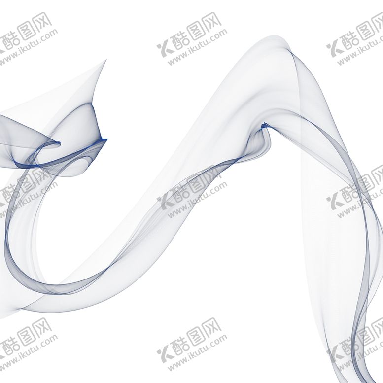 编号：97036506231430222400【酷图网】源文件下载-蓝色飘带