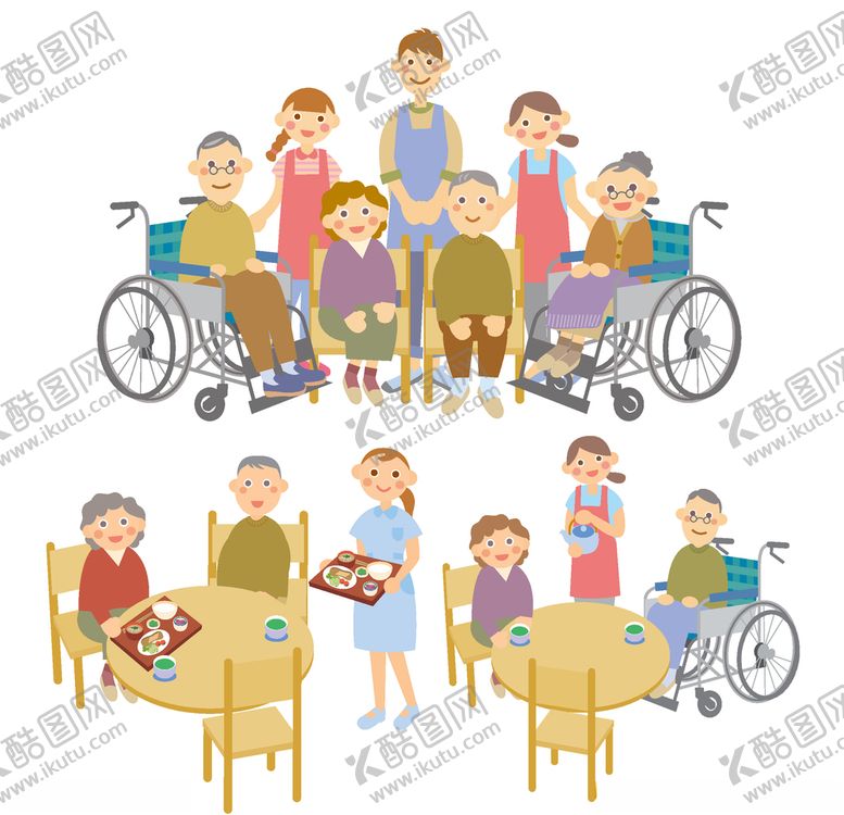 编号：79080209191239399974【酷图网】源文件下载-护理老人