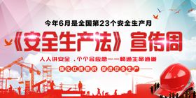 2024安全生产月海报高清图片