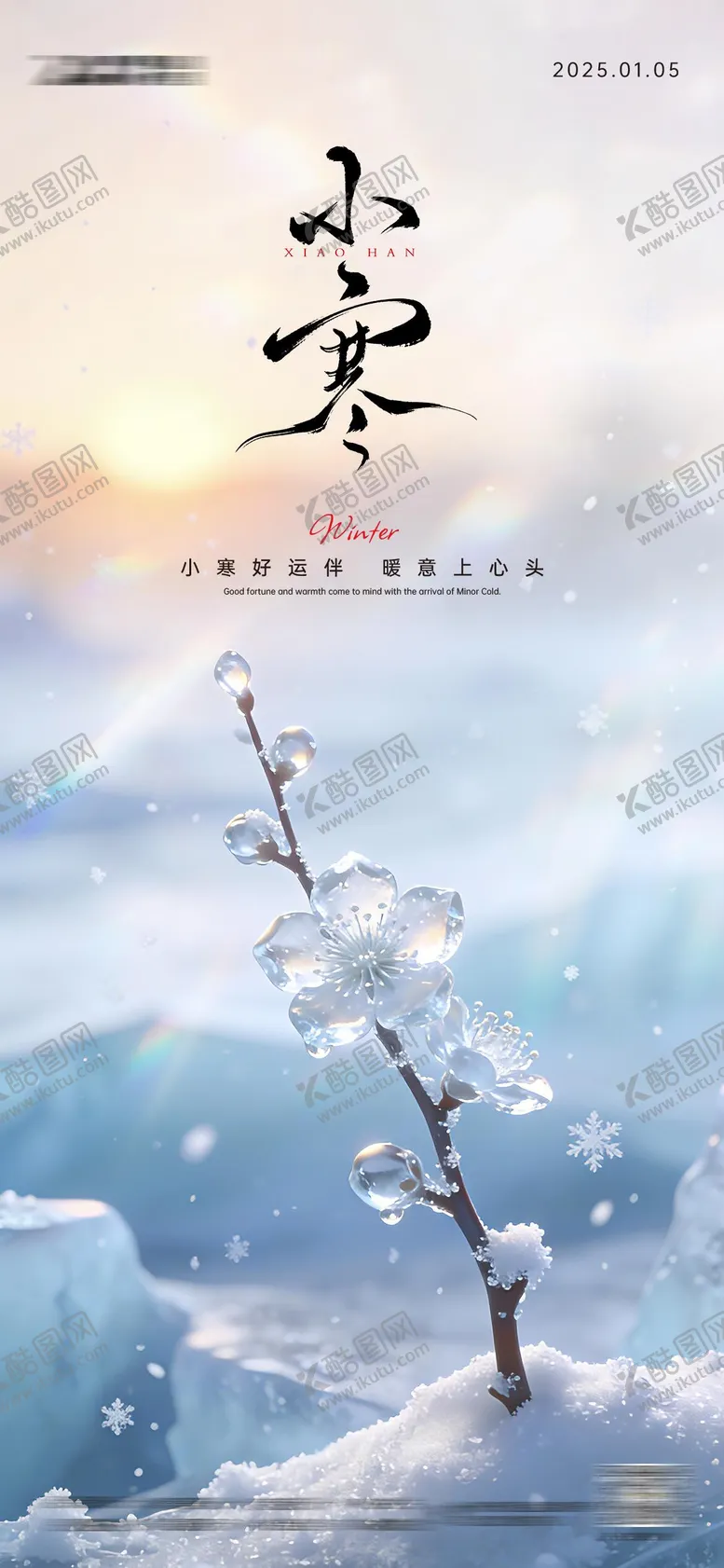 编号：53873501050200338578【酷图网】源文件下载-小寒节气海报