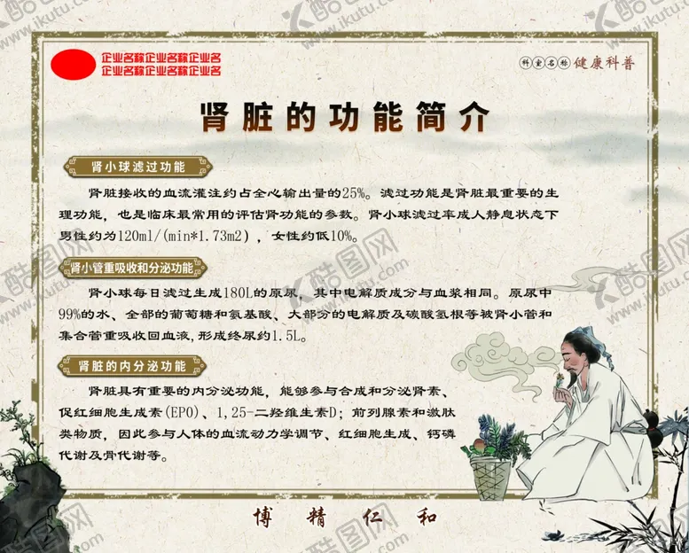 编号：78570902180337201618【酷图网】源文件下载-肾脏的功能简介