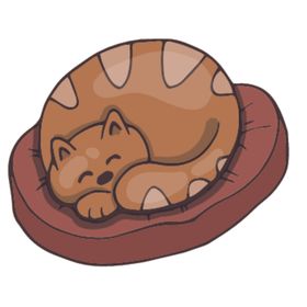 卡通动物猫咪图案