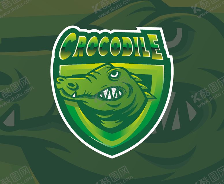 编号：32022106251227557853【酷图网】源文件下载-鳄鱼标志