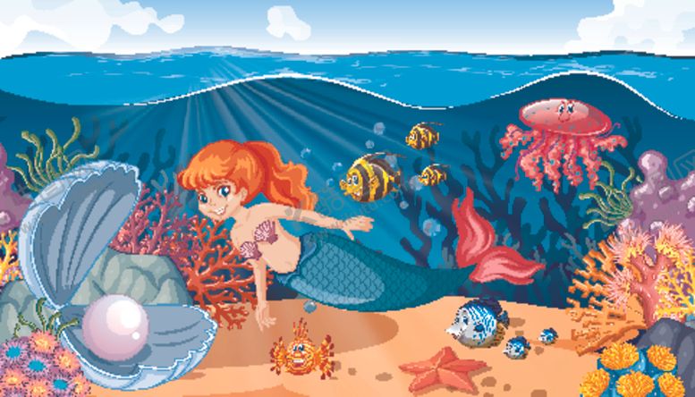 编号：69291810130211257449【酷图网】源文件下载-美人鱼